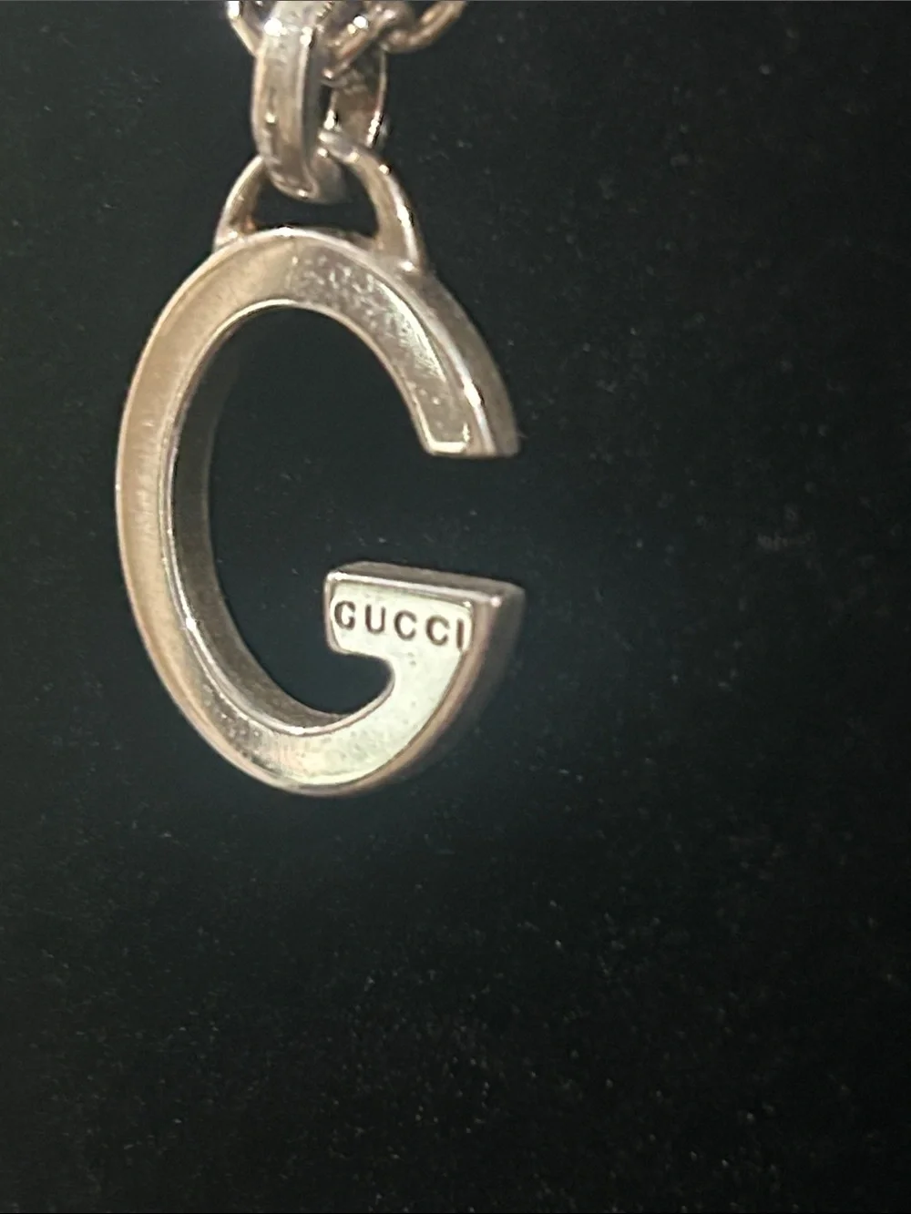 Gucci Charlotte G Pendant Necklace 925 Silver